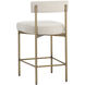 Seneca 36.5 inch Antique Brass / Danny Ivory Counter Stool